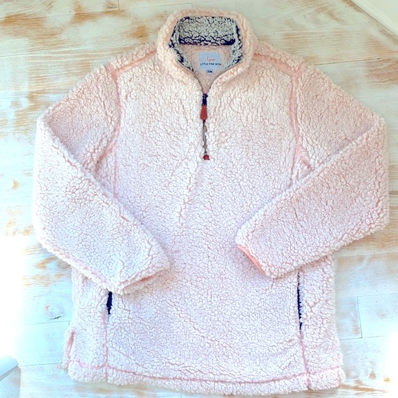 Little Pink Wish Jackets & Blazers - NWOT Little Pink Wish Sherpa Pullover